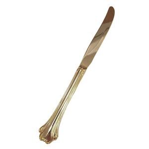 F.B. Rogers Gold Knife Chippendale Gold Electroplate HOLIDAY WEDDING PARTY EVENT